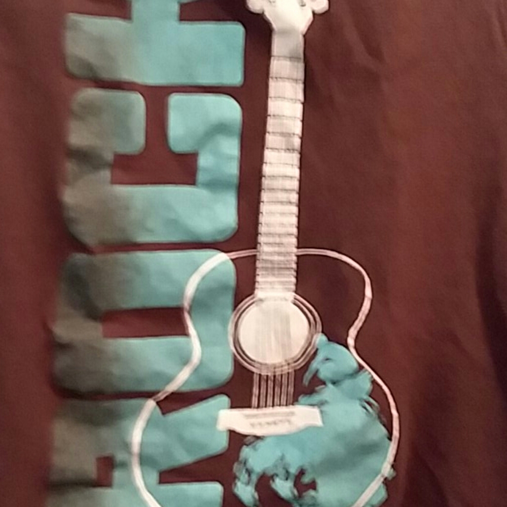 Boys "Rock" Guitar Muscle Shirt Size 7 - Picture 2 of 3